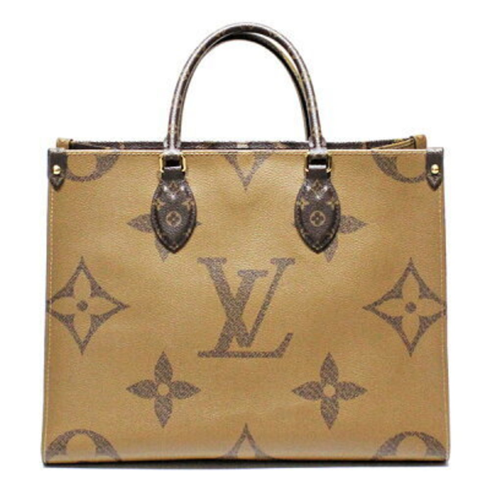 Louis Vuitton Giant Reverse handbag camel tote bag brown Onthego